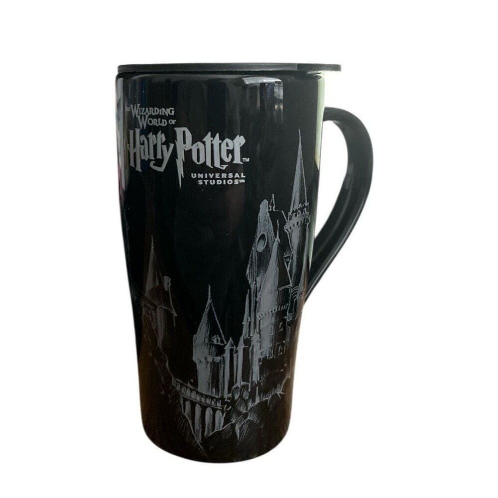 Universal Studios The Wizarding World of Harry Potter 16 oz Black Coffee Mug Cup